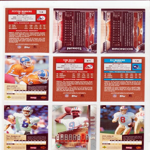 Football Cards Box Pack Lot Of 150 - Picture 4 of 9